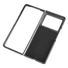 For Tecno Phantom V Fold2 Cow Pattern Sewing Back Cover Phone Case(Yellow) - 3