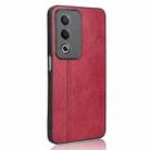 For OPPO K12x 5G / A3 Pro Global Cow Pattern Sewing Back Cover Phone Case(Red) - 3