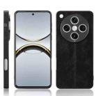 For OPPO Find X8 Pro Cow Pattern Sewing Back Cover Phone Case(Black) - 1