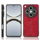 For OPPO Find X8 Pro Cow Pattern Sewing Back Cover Phone Case(Red) - 1
