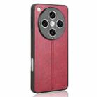 For OPPO Find X8 Pro Cow Pattern Sewing Back Cover Phone Case(Red) - 3