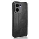 For OPPO Reno13 F 4G / 5G Cow Pattern Sewing Back Cover Phone Case(Black) - 3