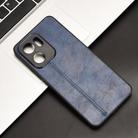 For OPPO Reno13 F 4G / 5G Cow Pattern Sewing Back Cover Phone Case(Blue) - 2