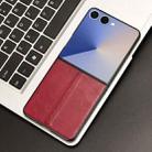 For Samsung Galaxy Z Flip7 5G Cow Pattern Sewing Back Cover Phone Case(Red) - 2