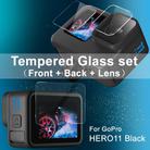 For GoPro HERO11 Black imak Rear Screen + Front Screen + Rear Camera Lens Tempered Glass Film - 3