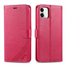 For iPhone 11 AZNS Sheepskin Texture Horizontal Flip Leather Case with Holder & Card Slots & Wallet(Red) - 1