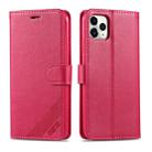 For iPhone 11 Pro AZNS Sheepskin Texture Horizontal Flip Leather Case with Holder & Card Slots & Wallet(Red) - 1