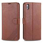 For Xiaomi Redmi 7A AZNS Sheepskin Texture Horizontal Flip Leather Case with Holder & Card Slots & Wallet(Brown) - 1