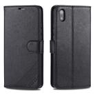 For Xiaomi Redmi 7A AZNS Sheepskin Texture Horizontal Flip Leather Case with Holder & Card Slots & Wallet(Black) - 1