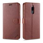 For Xiaomi Redmi 8 / 8A AZNS Sheepskin Texture Horizontal Flip Leather Case with Holder & Card Slots & Wallet(Brown) - 1