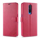 For Xiaomi Redmi K30 AZNS Sheepskin Texture Horizontal Flip Leather Case with Holder & Card Slots & Wallet(Red) - 1