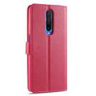 For Xiaomi Redmi K30 AZNS Sheepskin Texture Horizontal Flip Leather Case with Holder & Card Slots & Wallet(Red) - 3