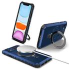 For iPhone 11 MagSafe Magnetic Holder Phone Case(Blue) - 1