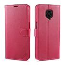 For Xiaomi Redmi Note 9S / Note 9 Pro AZNS Sheepskin Texture Horizontal Flip Leather Case with Holder & Card Slots & Wallet(Red) - 1