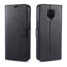 For Xiaomi Redmi Note 9S / Note 9 Pro AZNS Sheepskin Texture Horizontal Flip Leather Case with Holder & Card Slots & Wallet(Black) - 1