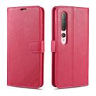 For Xiaomi Mi 10 / 10 Pro AZNS Sheepskin Texture Horizontal Flip Leather Case with Holder & Card Slots & Wallet(Red) - 1