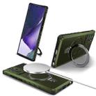 For Samsung Galaxy Note20 Ultra MagSafe Magnetic Holder Phone Case(Green) - 1