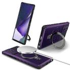 For Samsung Galaxy Note20 Ultra MagSafe Magnetic Holder Phone Case(Purple) - 1