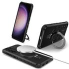 For Samsung Galaxy S23 5G MagSafe Magnetic Holder Phone Case(Black) - 1