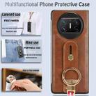 For Huawei Mate X3 Wristband Leather Back Phone Case(Brown) - 6