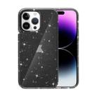 For iPhone 15 Pro Shockproof Terminator Glitter Powder Phone Case(Black) - 1