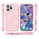 For iPhone 16 Pro Max Shockproof Terminator Glitter Powder Phone Case(Pink) - 2