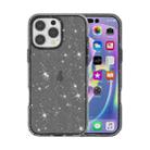 For iPhone 16 Pro Max Shockproof Terminator Glitter Powder Phone Case(Black) - 1