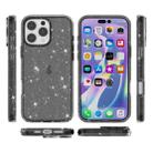 For iPhone 16 Pro Max Shockproof Terminator Glitter Powder Phone Case(Black) - 2