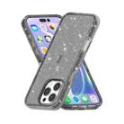 For iPhone 16 Pro Max Shockproof Terminator Glitter Powder Phone Case(Black) - 3