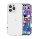 For iPhone 16 Pro Max Shockproof Terminator Glitter Powder Phone Case(White) - 1