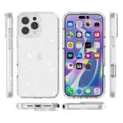 For iPhone 16 Pro Shockproof Terminator Glitter Powder Phone Case(White) - 2