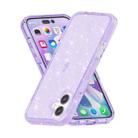 For iPhone 16 Plus Shockproof Terminator Glitter Powder Phone Case(Purple) - 3