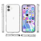 For iPhone 16 Shockproof Terminator Glitter Powder Phone Case(White) - 2