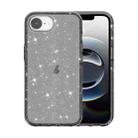 For iPhone SE 2024 Shockproof Terminator Glitter Powder Phone Case(Black) - 1