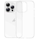 For iPhone 14 Pro Max High Transparency Ice Fog Phone Case(Translucent White) - 1