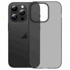 For iPhone 14 Pro Max High Transparency Ice Fog Phone Case(Translucent Gray) - 1