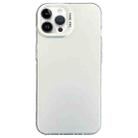 For iPhone 14 Pro Semi Transparent Frosted PC Phone Case(White) - 1