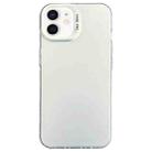 For iPhone 12 Semi Transparent Frosted PC Phone Case(White) - 1