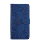 For OnePlus Nord 4 5G Skin Feel Butterfly Peony Embossed Leather Phone Case(Blue) - 2