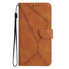 For OnePlus 13 Stitching Embossed Leather Phone Case(Brown) - 2