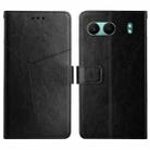 For OnePlus Nord 4 5G Y-shaped Pattern Flip Leather Phone Case(Black) - 1