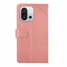 For OnePlus 13T Y-shaped Pattern Flip Leather Phone Case(Pink) - 3