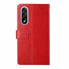 For OnePlus Nord 5 5G / Ace 5 Ultra Y-shaped Pattern Flip Leather Phone Case(Red) - 3