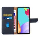 For OnePlus 12R 5G Global Genuine Leather Fingerprint-proof Flip Phone Case(Blue) - 4