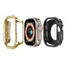 For Apple Watch Ultra 49mm 2-in-1 PC Hybrid TPU Armor Watch Case(Gold) - 1