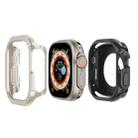 For Apple Watch Ultra 49mm 2-in-1 PC Hybrid TPU Armor Watch Case(Starlight) - 1