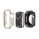 For Apple Watch Series 6 / 5 / 4 / SE 40mm 2-in-1 PC Hybrid TPU Armor Watch Case(Starlight) - 1