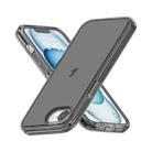 For iPhone SE 2024 Shockproof Terminator Transparent Phone Case(Grey) - 3