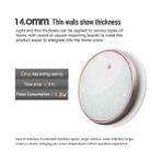 BHT-6001GALW 95-240V AC 5A Smart Round Thermostat Water Heating LED Thermostat With WiFi(White) - 4