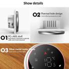 BHT-6001GALW 95-240V AC 5A Smart Round Thermostat Water Heating LED Thermostat With WiFi(White) - 7